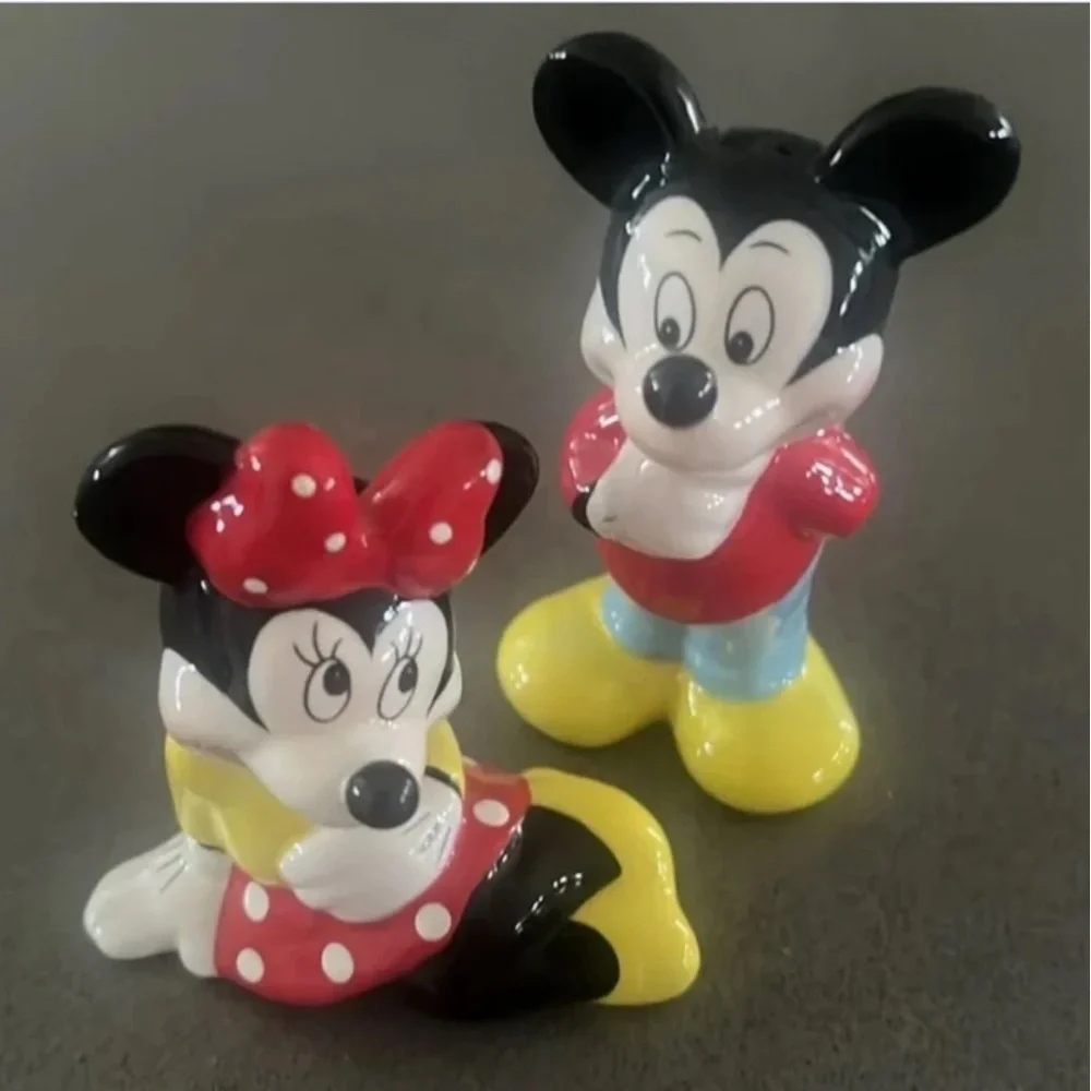 Disney Mickey & Minnie Ceramic Figurines – Preowned